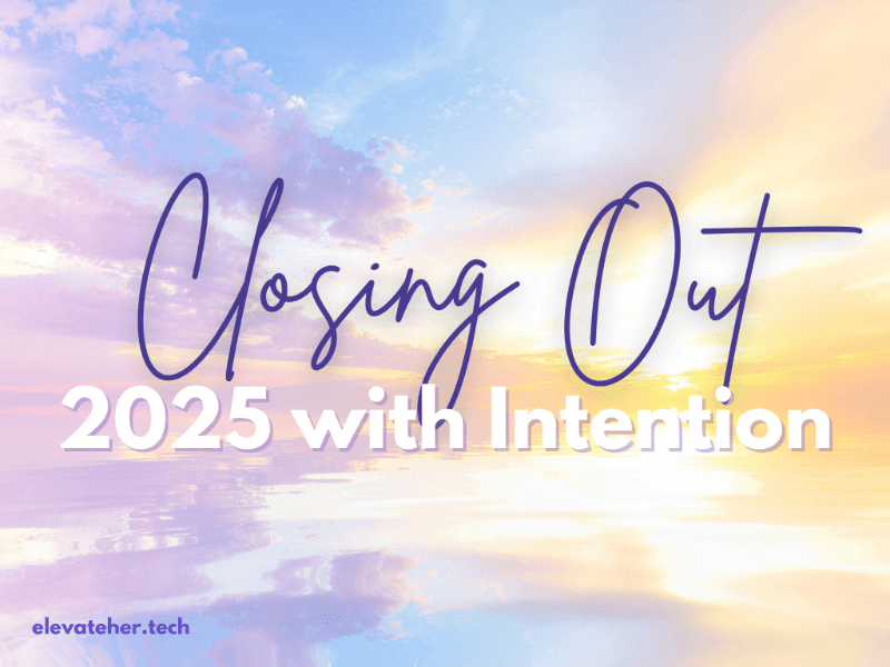 Closing Out 2025 With Intention